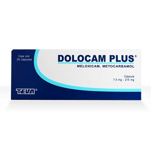 Dolocam-Plus 7.5/215 Mg Con 20 Capsulas
