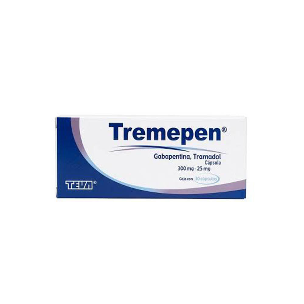 Tremepen 300/25 Mg Capsulas Con 30