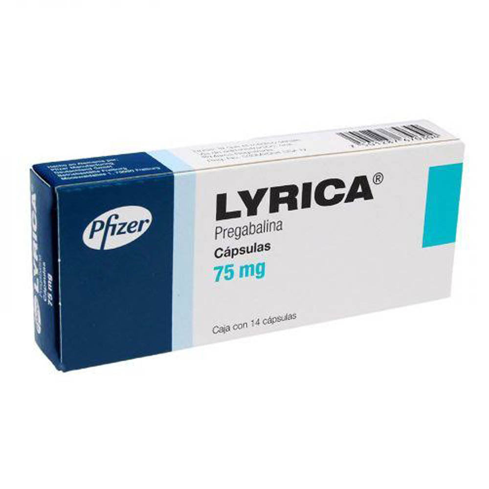 LYRICA 75 MG CAPSULAS 14