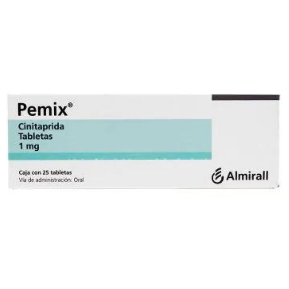 Pemix 1 Mg Comprimidos Con 25
