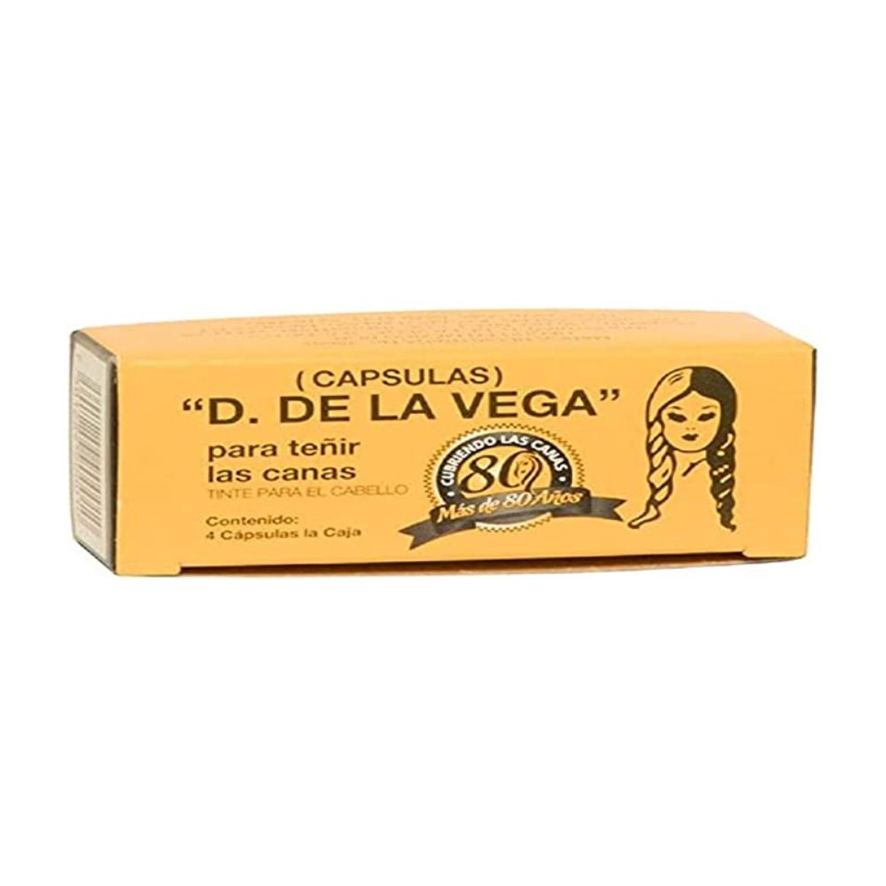 Tin Caps D. De La Vega Con 4 Capsulas