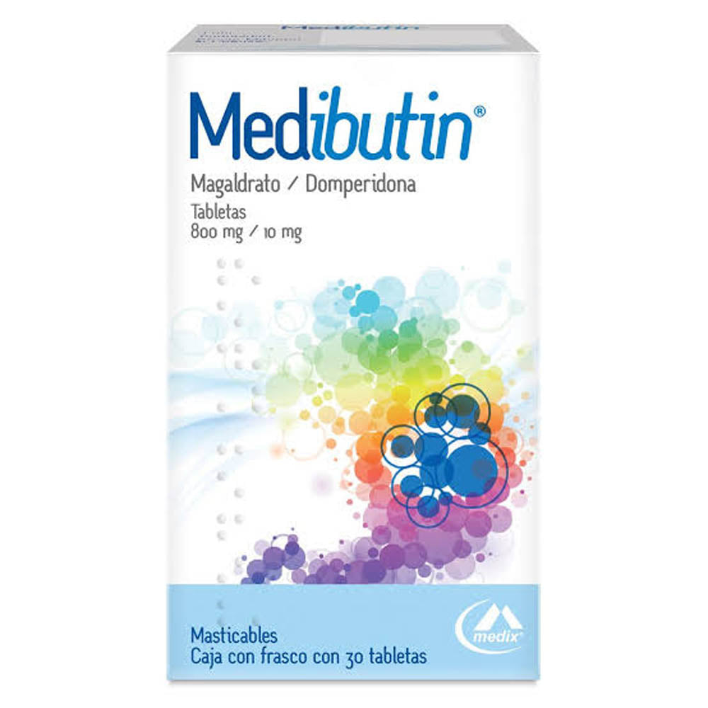 MEDIBUTIN 800 10 MG MASTICABLES TABLETAS 30