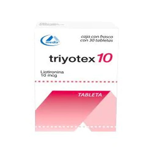 TRIYOTEX 10 10 MCG TABLETAS 30
