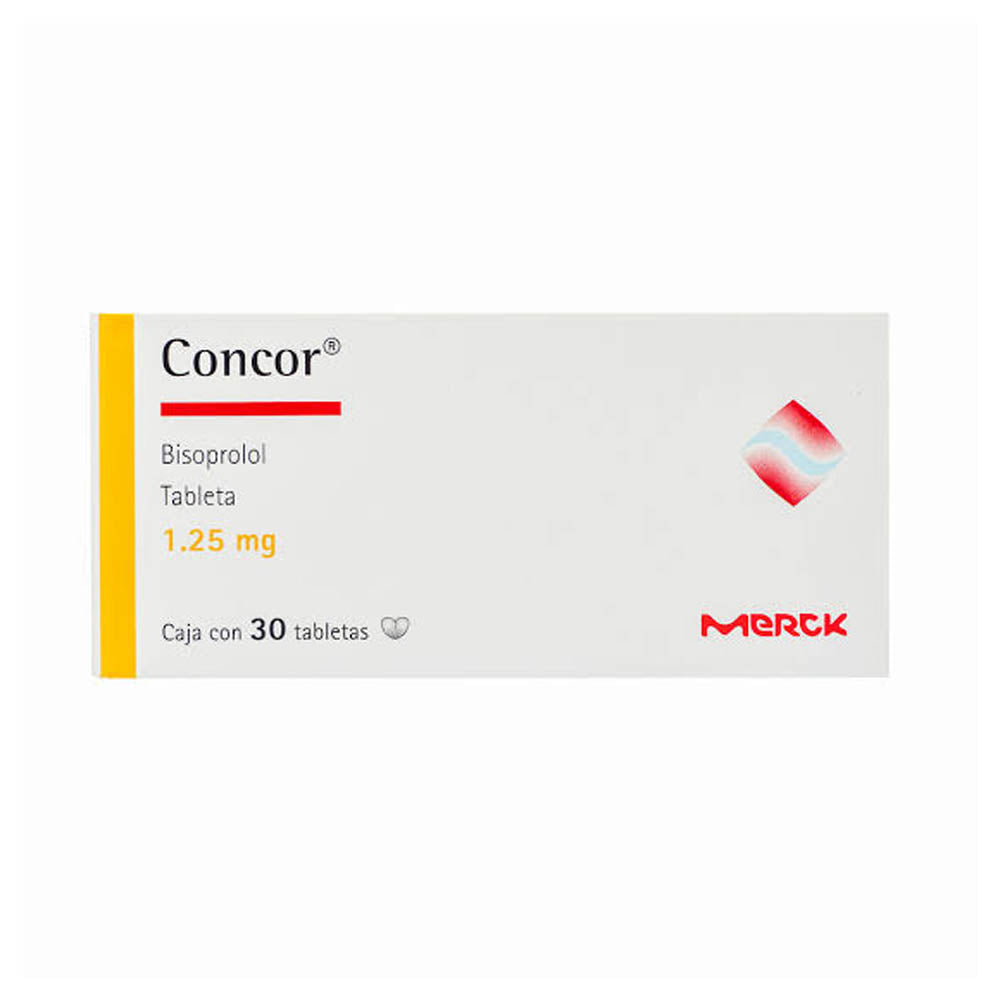Concor 1.25 Mg Con 30  Grageas