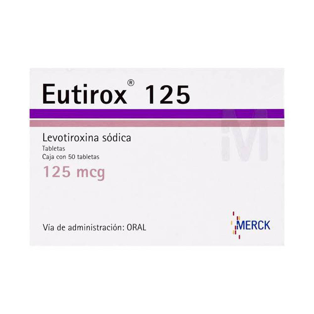 Eutirox 125 Microgramos Con 50 Tabletas