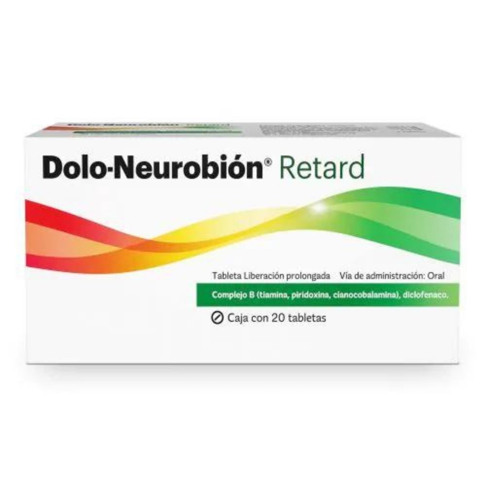 Dolo-Neurobion Retard 100/1Mg Con 20 Tabletas