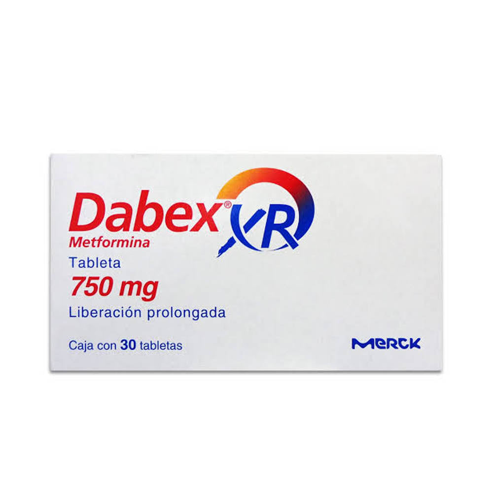 Dabex Xr 750 Mg Con 30 Tabletas