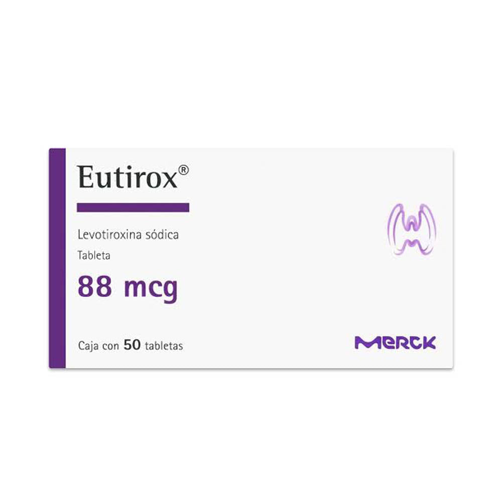 Eutirox 88 Microgramos Con 50 Tabletas