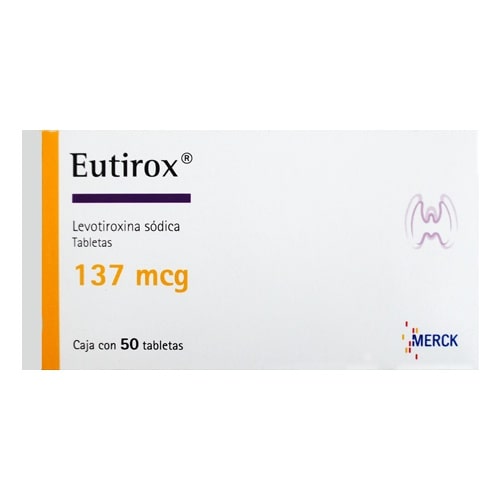 Eutirox 137 Mcg Con 50 Tabletas