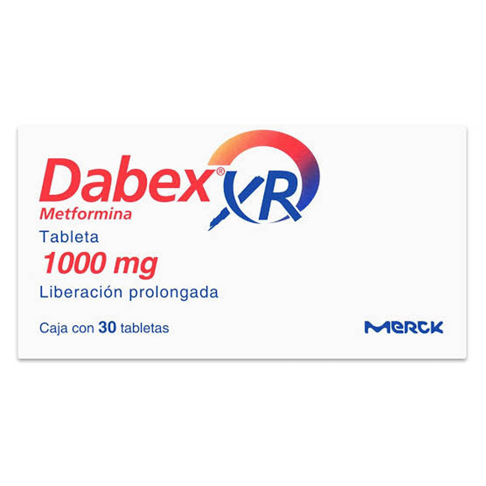 Dabex Xr 1000 Mg Con 30 Tabletas De Liberacion Prolongada