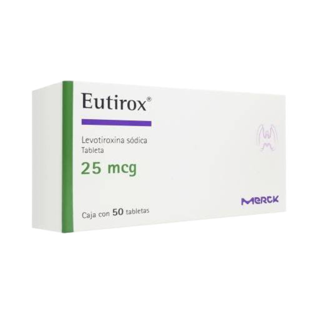 Eutirox 25 Microgramos Con 50 Tabletas