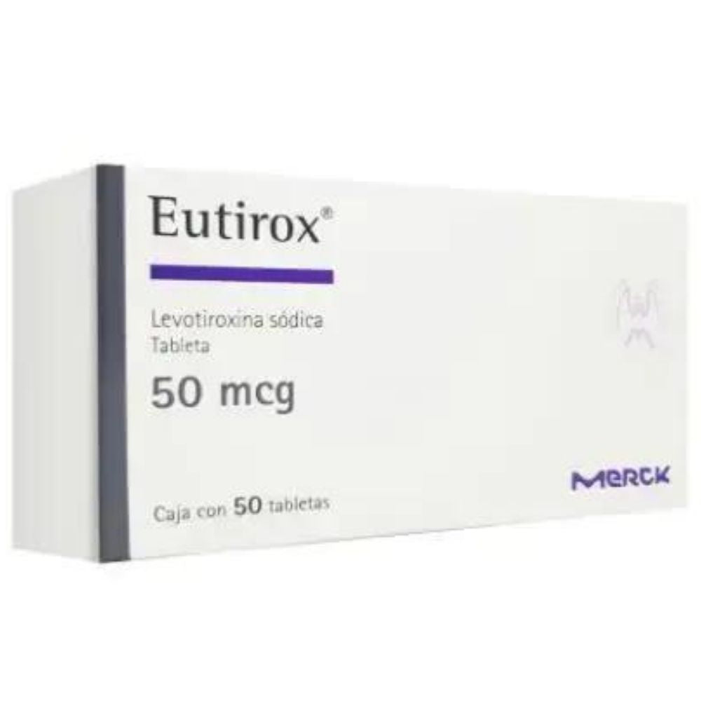 Eutirox 50 Mcg  Con 50 Tabletas