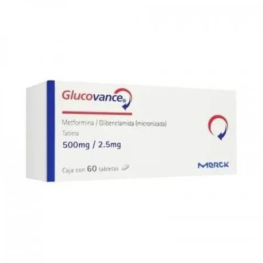 GLUCOVANCE 500/2.5 MG TABLETAS 60