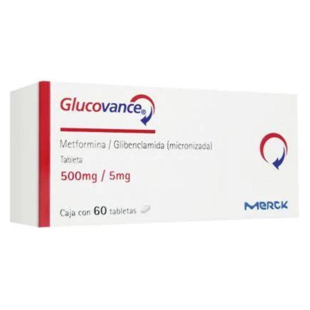 GLUCOVANCE 500/5 MG TABLETAS 60