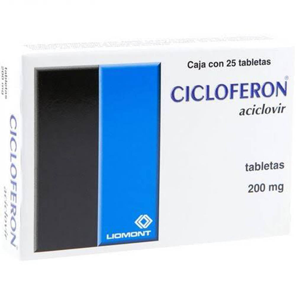 CICLOFERON 200 MG TABLETAS 25