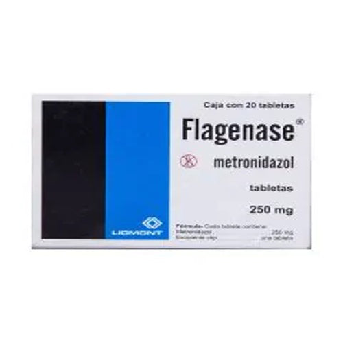 FLAGENASE 250 MG TABLETAS 20