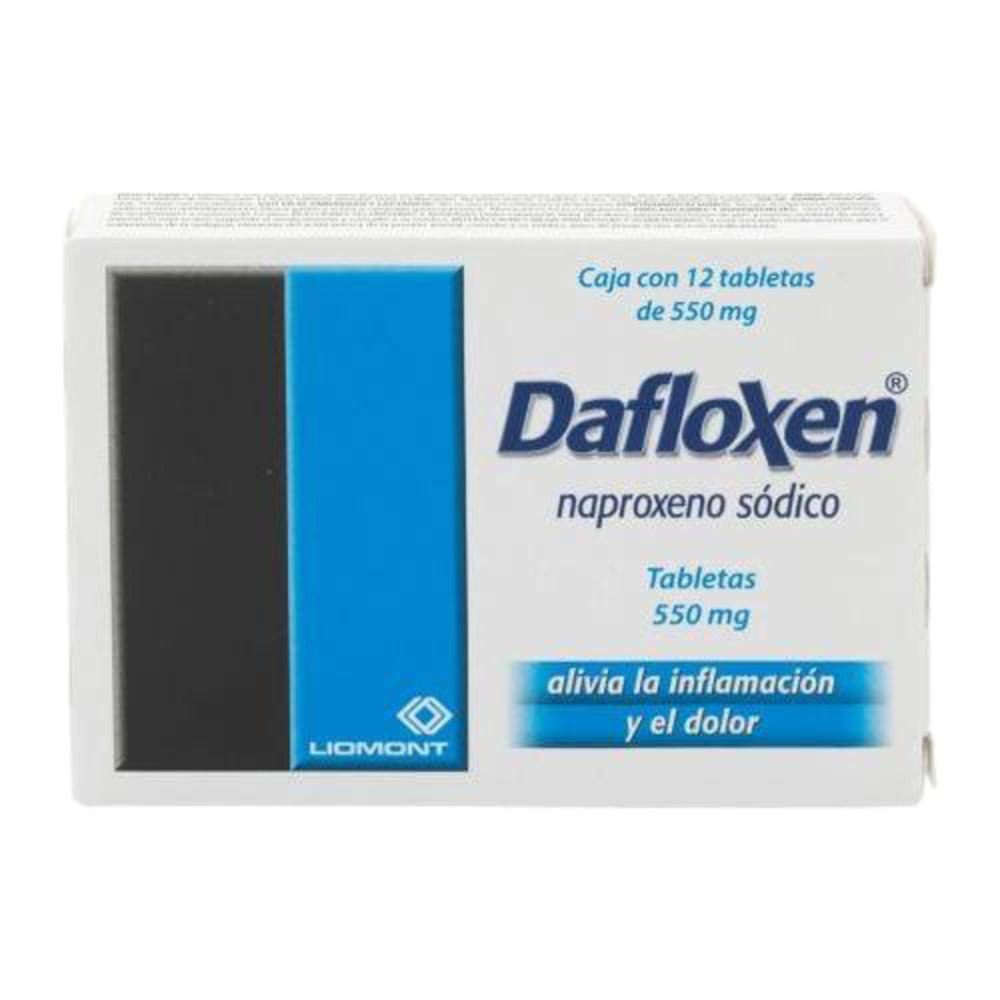 DAFLOXEN 550 MG TABLETAS 12
