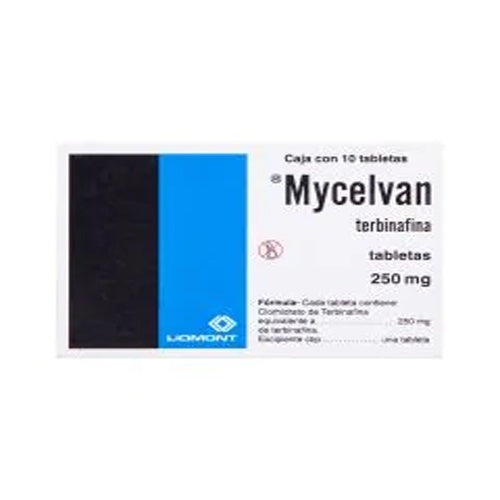 MYCELVAN 250 MG TABLETAS 10