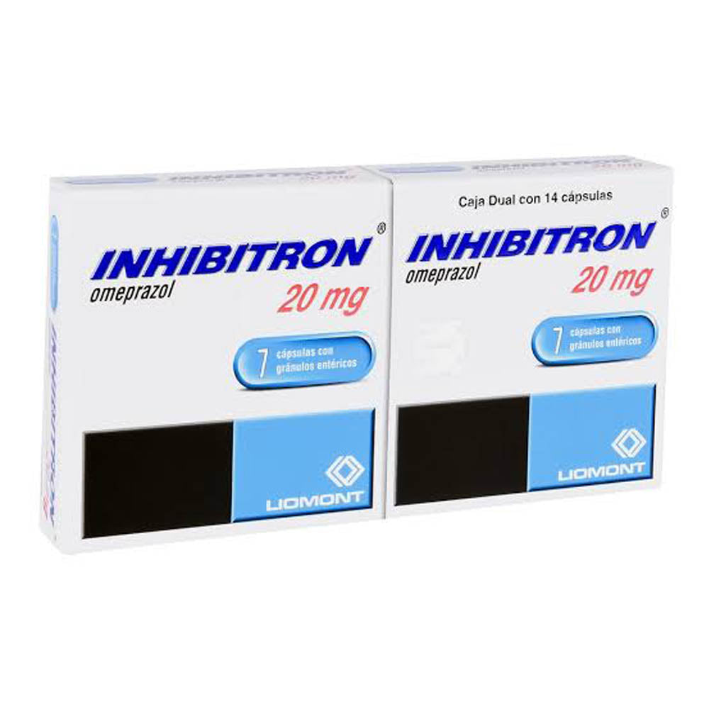 INHIBITRON DUAL 20 MG CAPSULAS 7