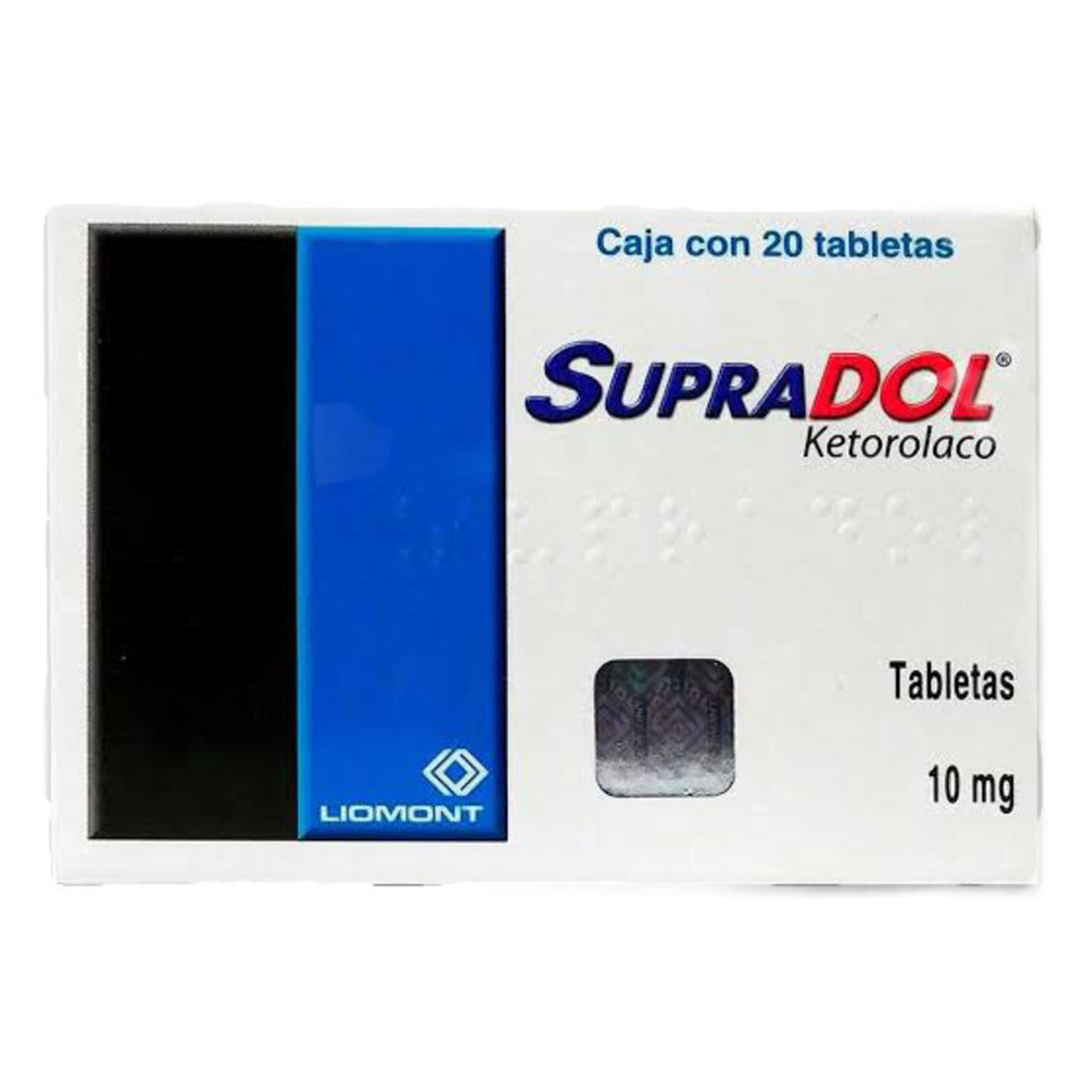 Supradol 10 Mg Tabletas Con 20