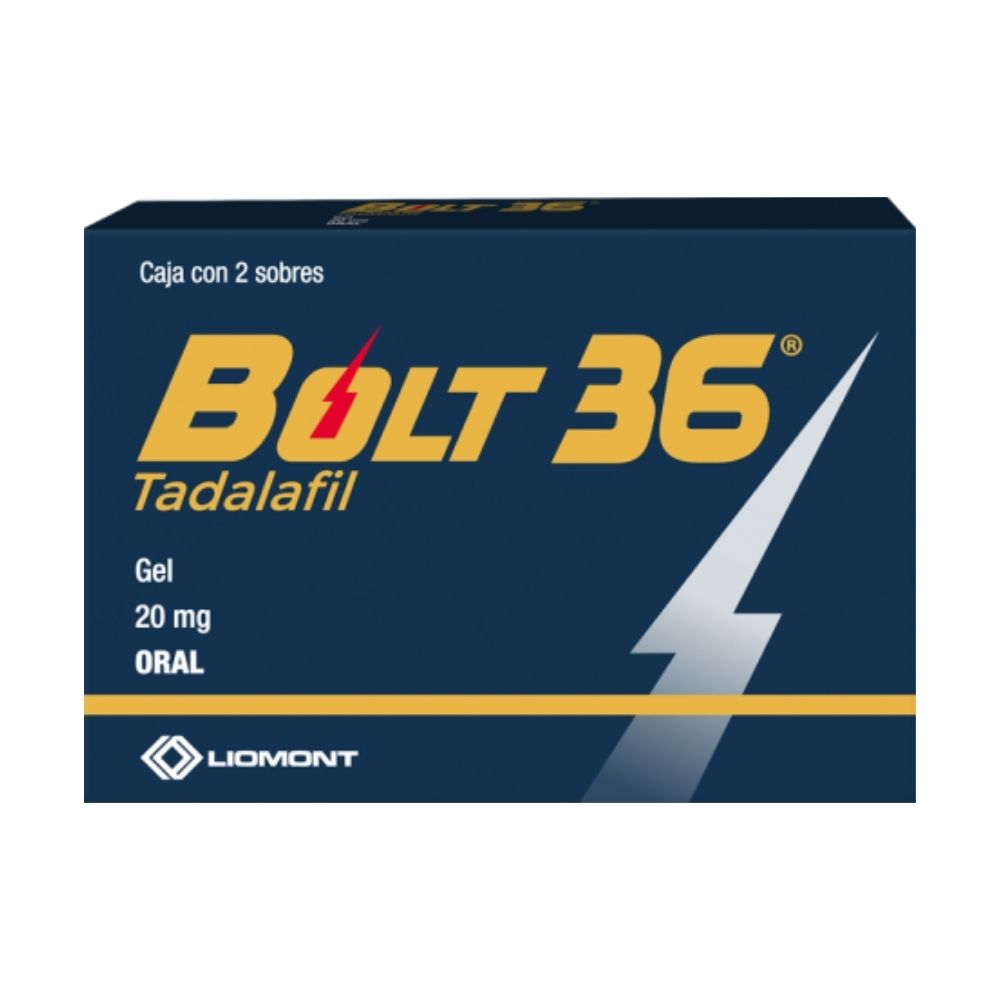 Bolt 36 20 Mg Gel Oral Con 2 Sobres 