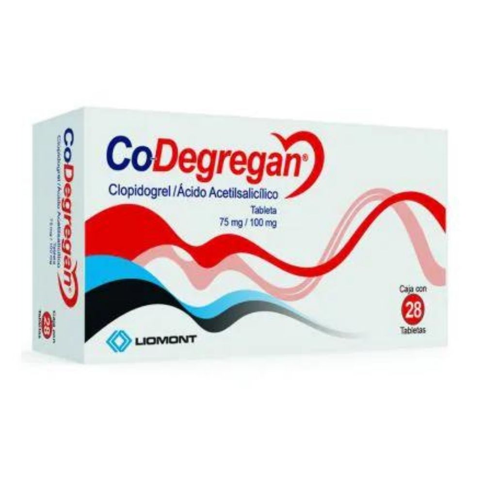 Co-Degregan 75/100 Mg C/28 Tabletas