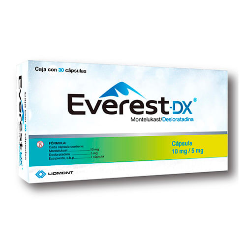 Everest Dx 10/5 Mg Con 30 Capsulas