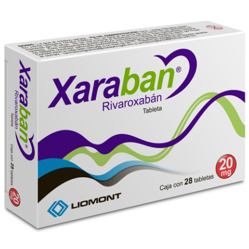 Xaraban (Rivaroxaban) 20 Mg Con 28 Tab