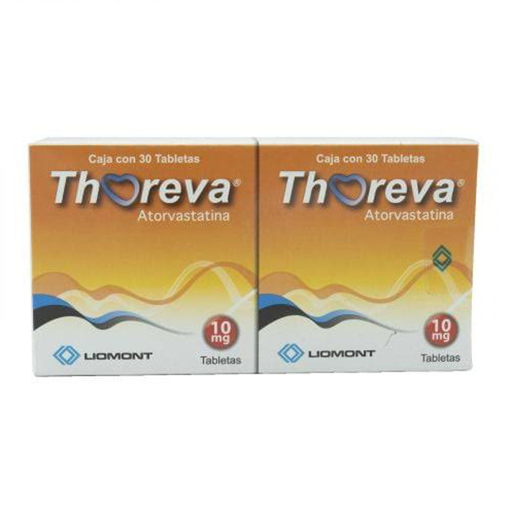 Thoreva 10 Mg Tabletas 30 Dual