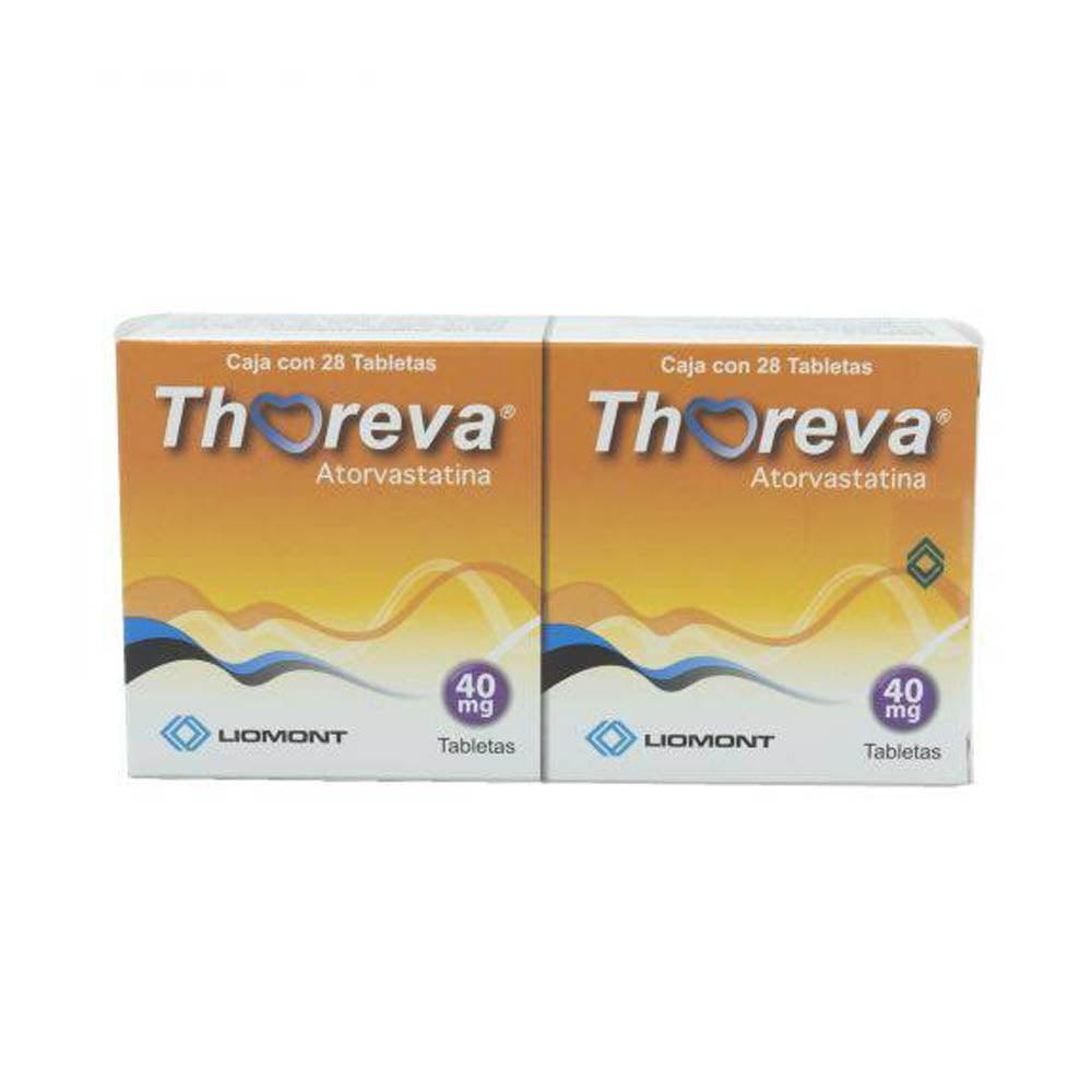 Thoreva 40 Mg Tabletas 28 Dual