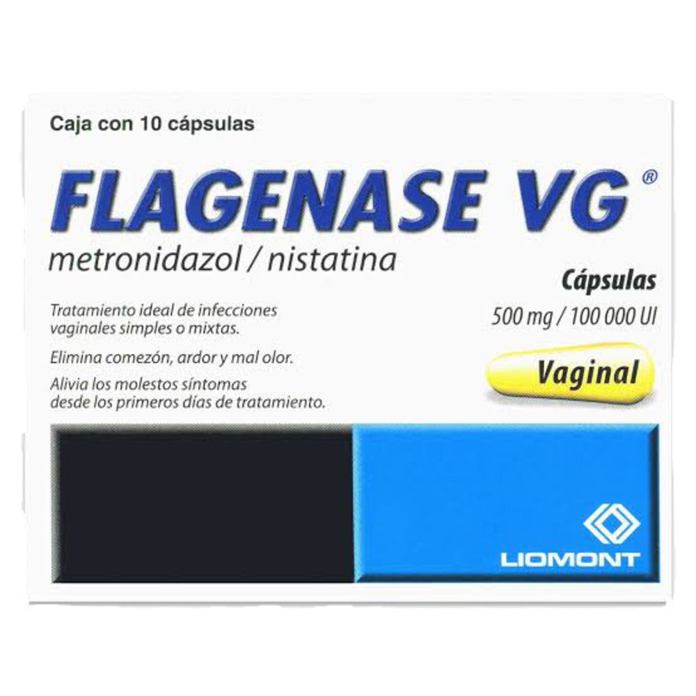 Flagenase Vg 500 Mg/100000 Ui Con 10 Capsulas Vaginales