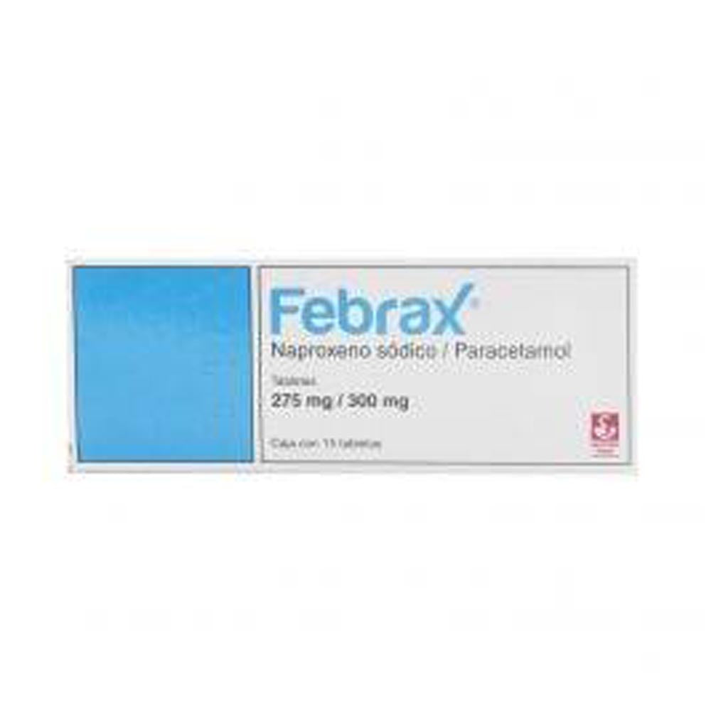 Febrax 275/300 Mg Con 15 Tabletas