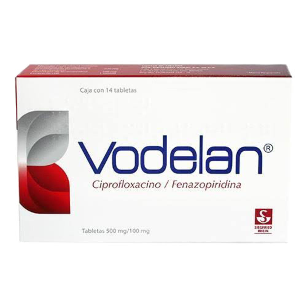 VODELAN 500/100 MG TABLETAS 14