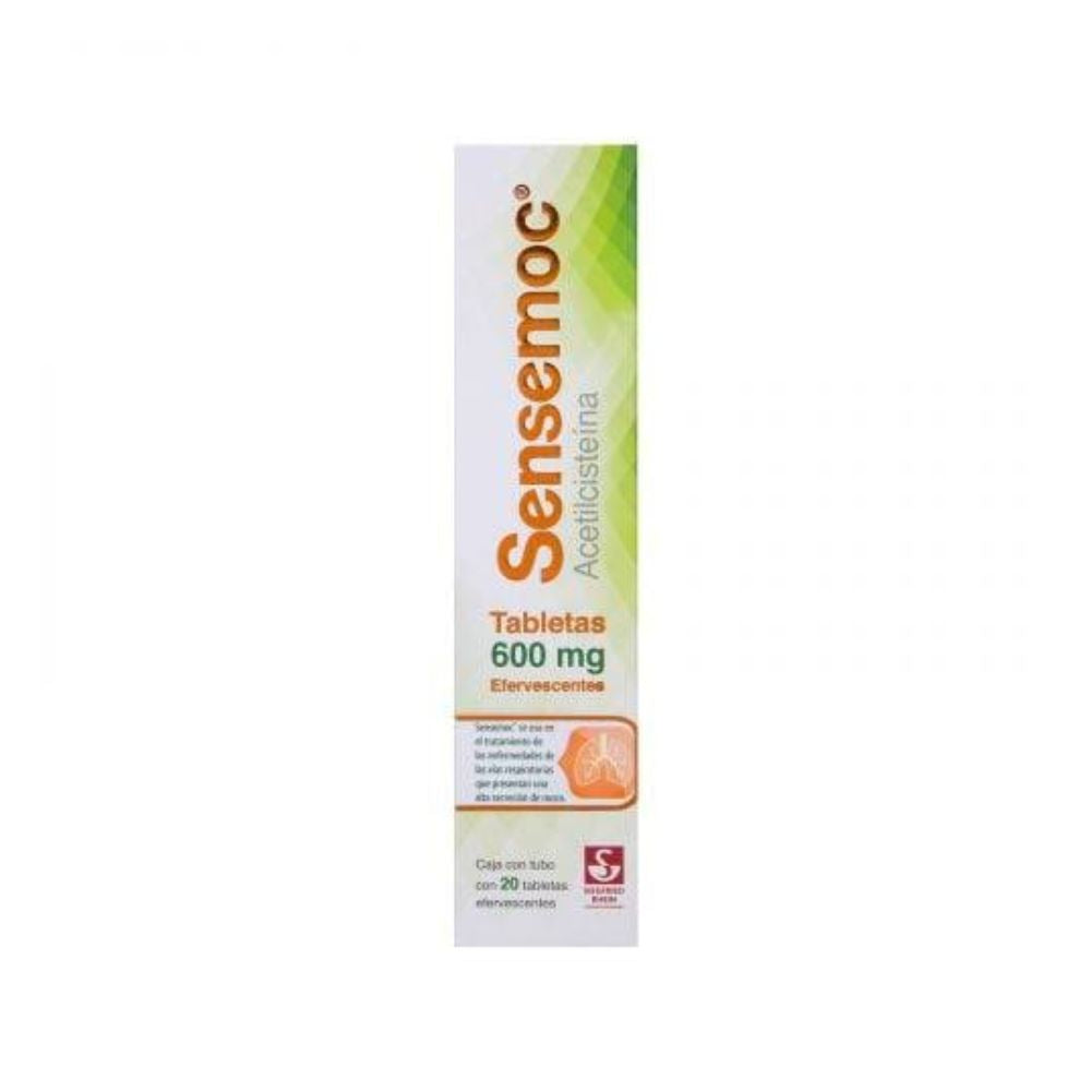 SENSEMOC 600 MG TABLETAS EFERVECENTE CON 20