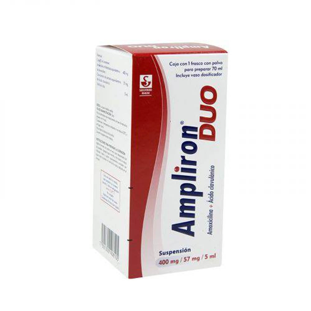 AMPLIRON-DUO400/57 MG FRASCO POLVO 70 ML