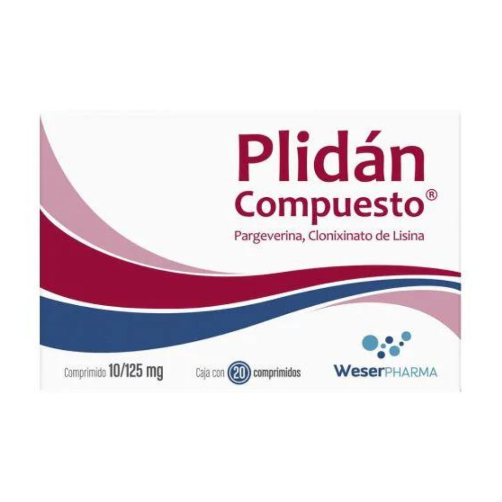 Plidan Compuesto 10/125 Mg Grageas Con 20