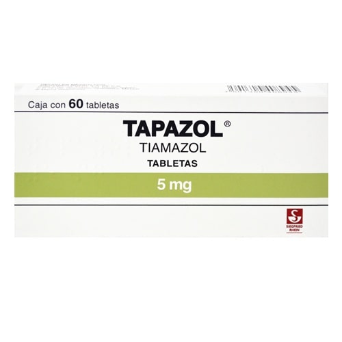 Tapazol 5 Mg Con  60 Tabletas 