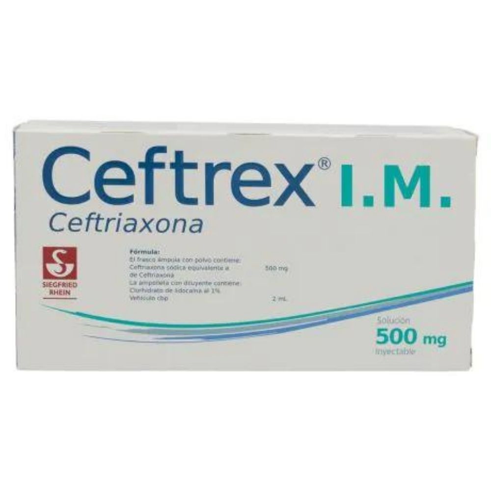 CEFTREX IM 500 MG F A 2 ML