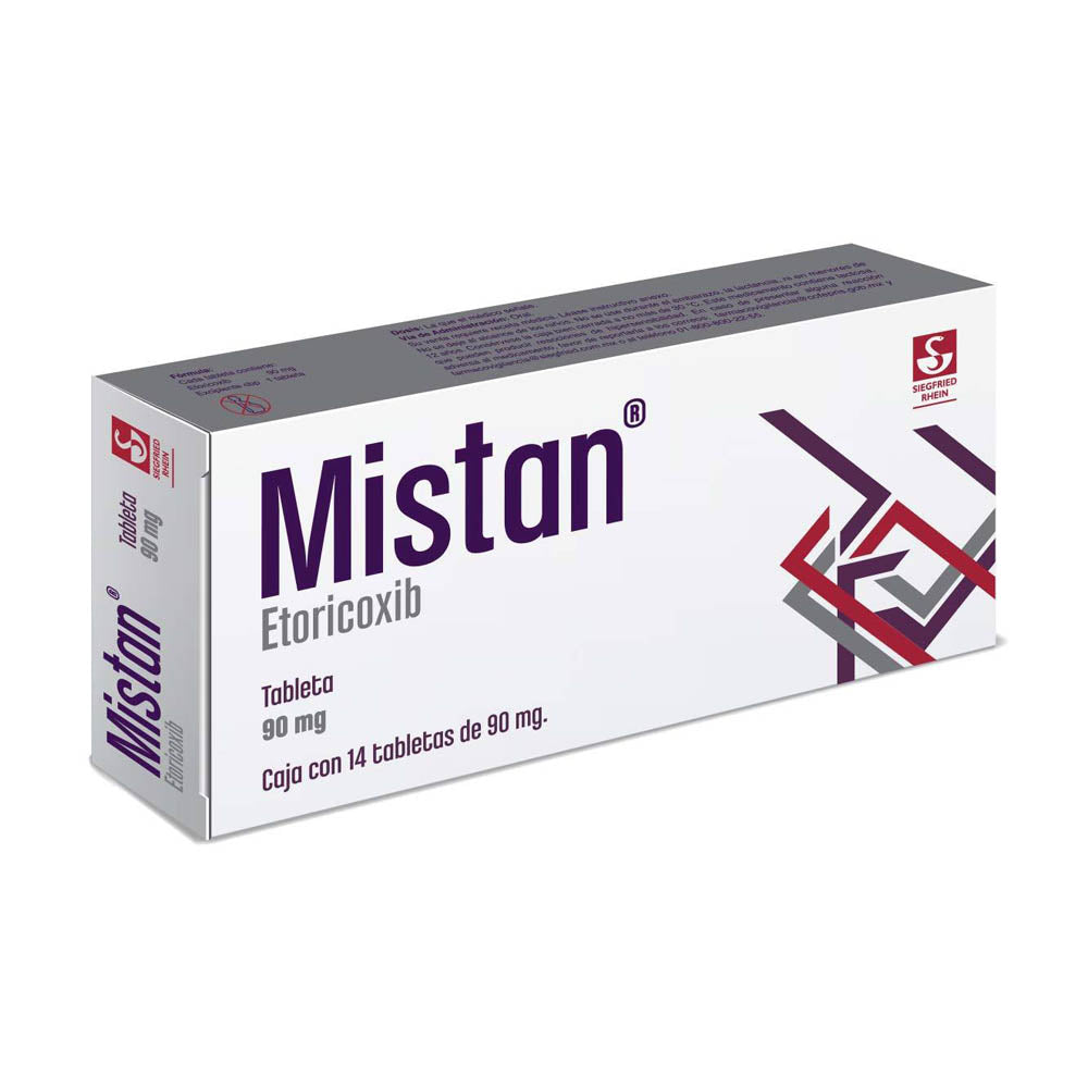 Mistan 90 Mg Con 14 Tabletas
