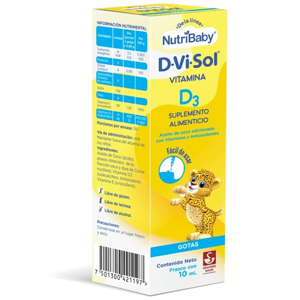 D-Vi-Sol Suplemento Alimenticio 10 Ml Gotas