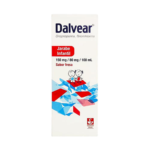 Dalvear 150/80 Mg Infantil Fresa Jarabe 120 Ml