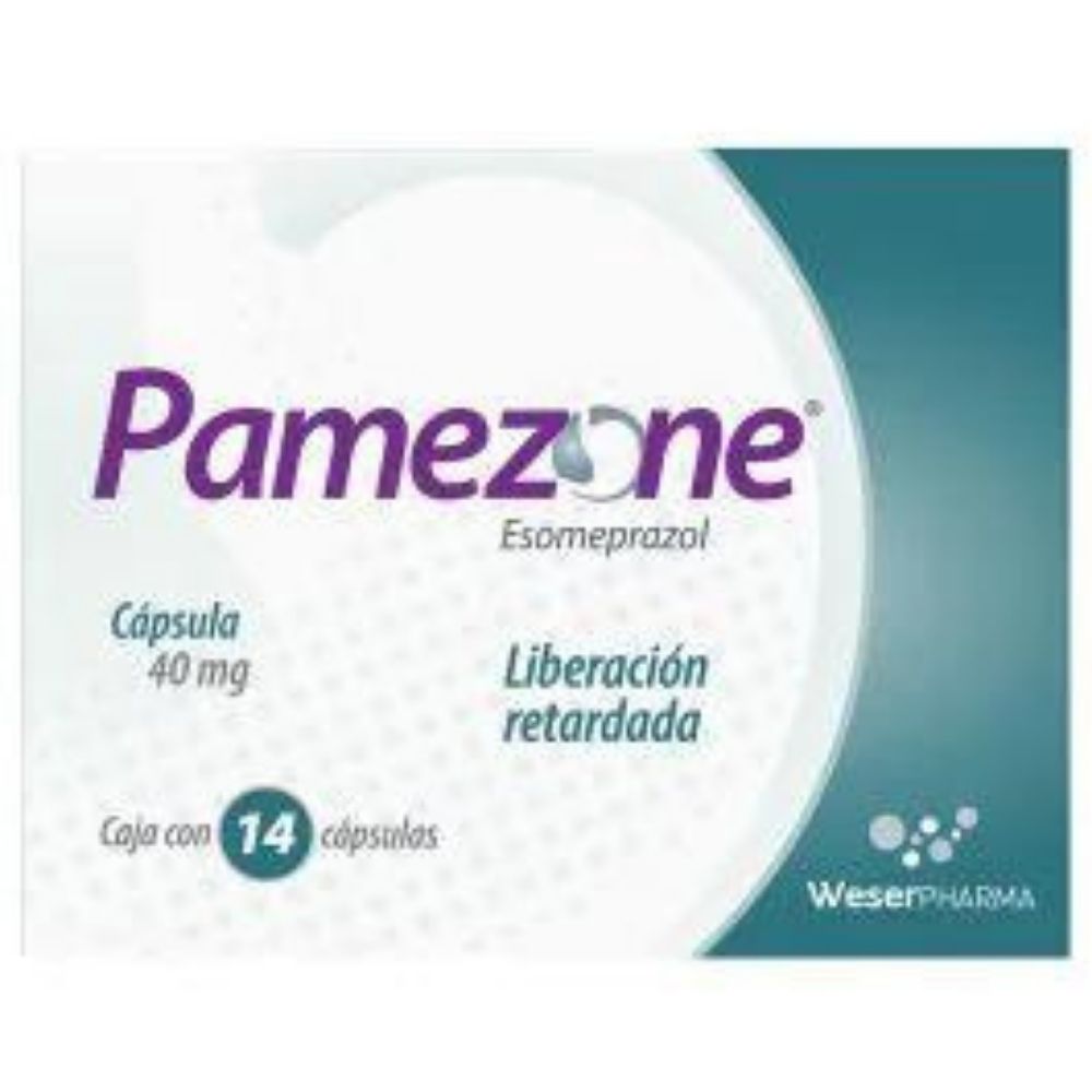 Pamezone Lr 40 Mg Con 14 Capsulas