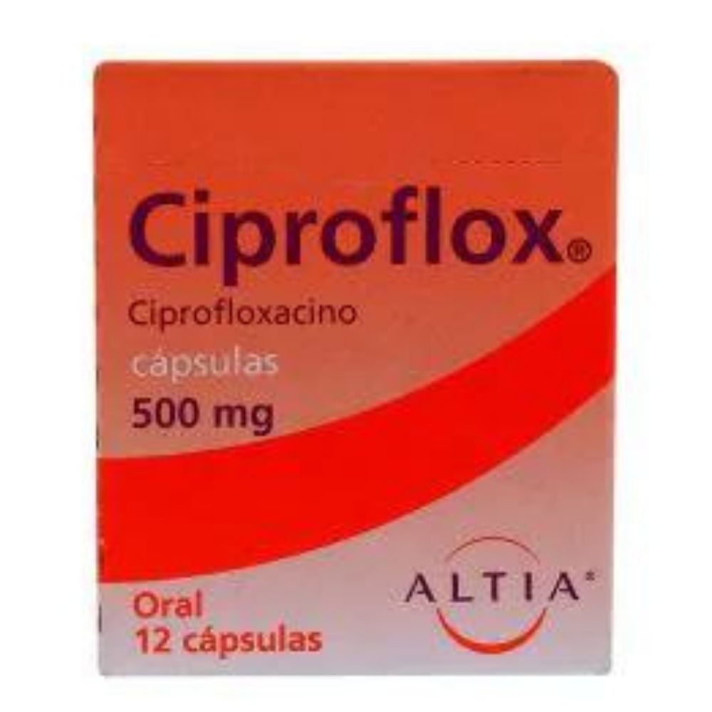 Ciproflox 500 Miligramos Capsulas 12