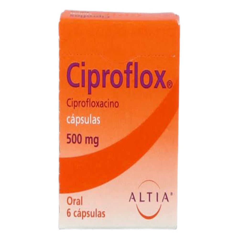 Ciproflox 500 Mg Capsulas Con 6