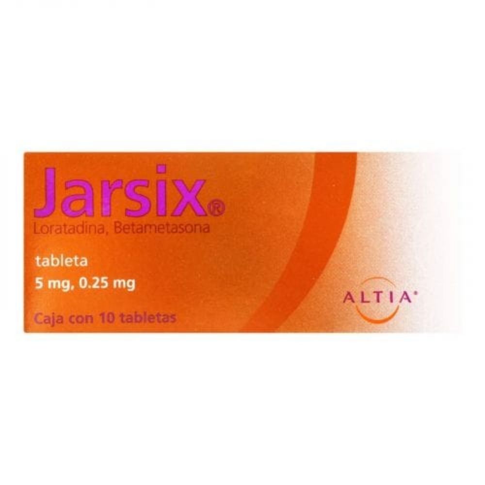 Jarsix 5/0.25 Mg Tabletas Con 10