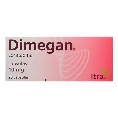 DIMEGAN 10 MG CAPSULAS 20