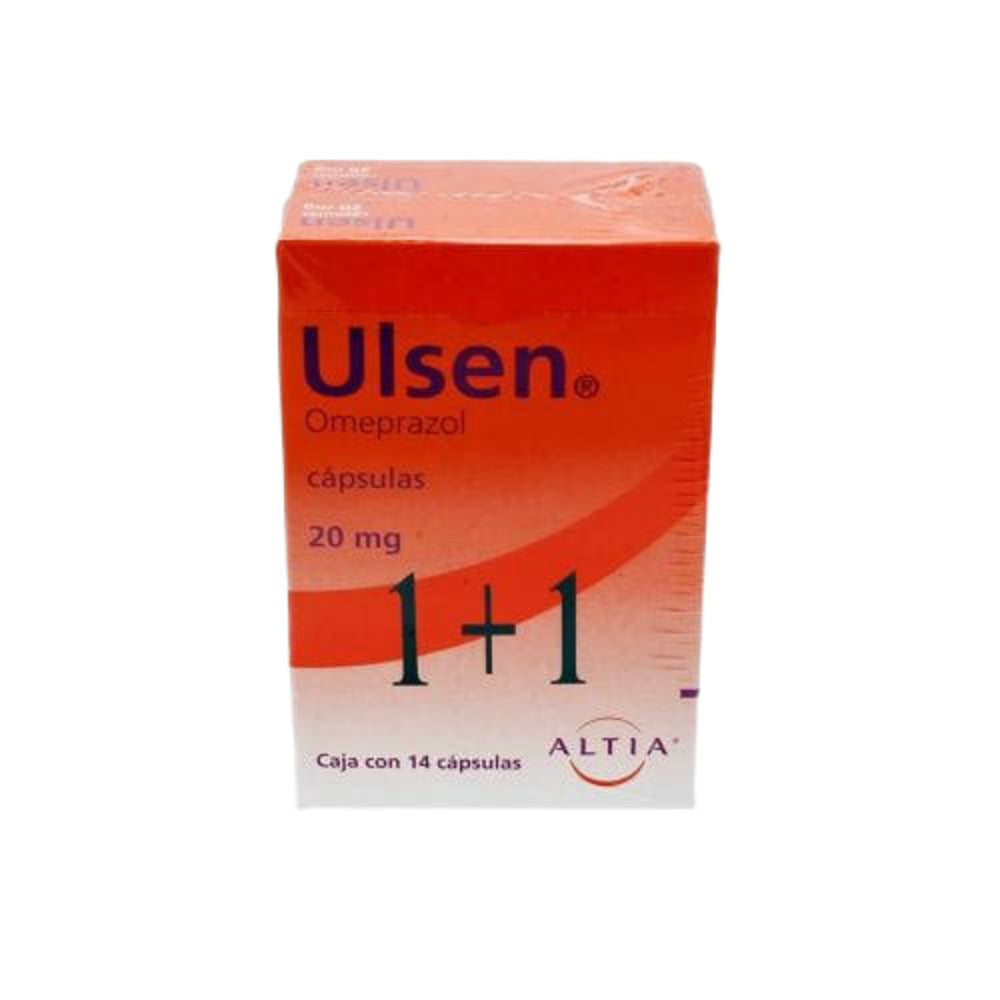 ULSEN 20 MG CAPSULAS 14 OFTA1+1