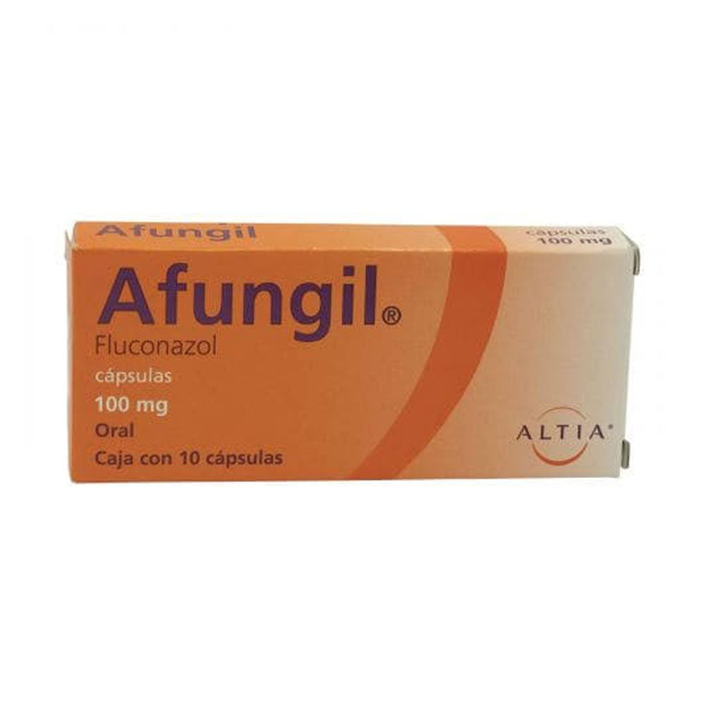 AFUNGIL 100 MG CAPSULAS 10