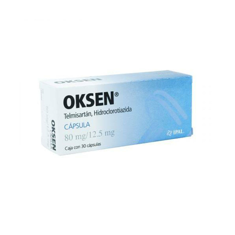 Oksen 80/12.5 Mg Con 30 Capsulas 
