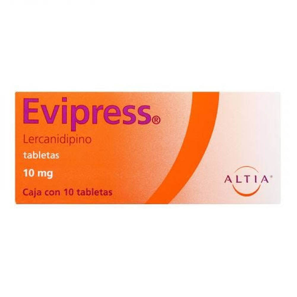 Evipress 10 Mg Con 10 Tabletas